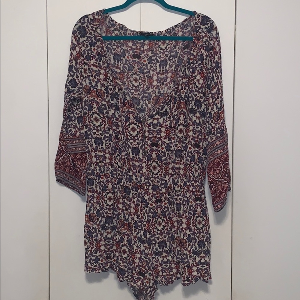 Long sleeve romper